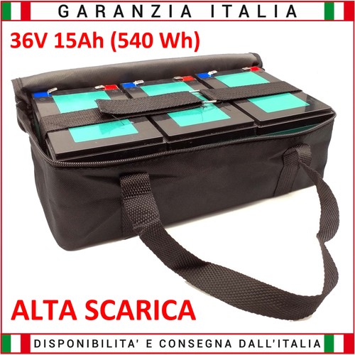 Pacco batteria piombo 36v 15ah - batteria,