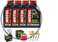 TAGLIANDO YAMAHA TDM 850 1991 AL 2001 MOTUL 5000 10W40 FILTRO OLIO ARIA CANDELE