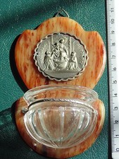 acquasantiera in vetro e