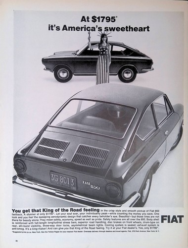 Stampa pubblicità 1967 fiat - 1967,