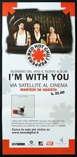 Red Hot Chili Peppers LOCANDINA ORIGINALE CINEMA DOCUMENTARIO 2017 MUSIC POSTER