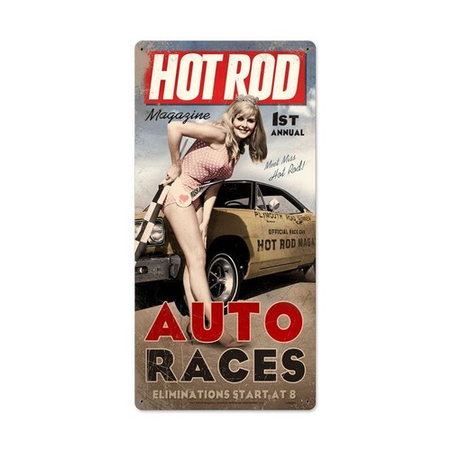 Insegna hot rod magazine - magazine, auto