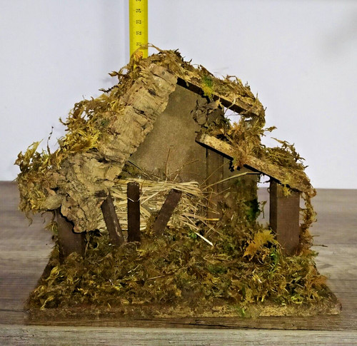 609 piccola capanna presepe - capanna,