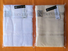 ASCIUGAMANI 1 VISO + 1 OSPITE CON TELA AIDA DA RICAMARE PUNTO CROCE BIANCALUNA