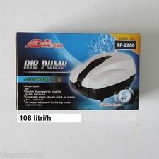 AREATORE AERATORE POMPA ADA MODELLO AP-2200 PER ACQUARIO LAGHETTO