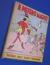 Volume IL PIFFERO MAGICO Sinfonie Allegre Disney 1937 originale OTTIMO !!