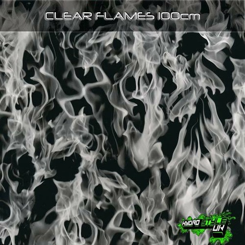Rolled clear true flames - clear,