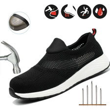 Scarpe antinfortunistica S3 da lavoro Uomo Donna leggere traspirante Sneakers