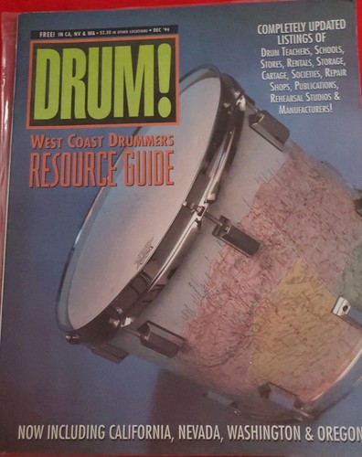 Drum magazine dec 1994 - magazine, west