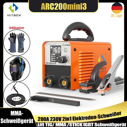 Saldatrice hitbox 200a 230v - hitbox,