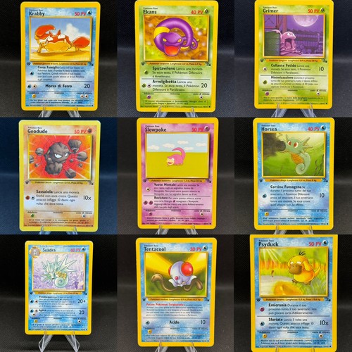 Lotto carte pokemon - carte, vintage