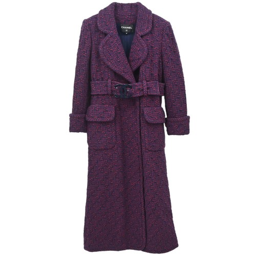 Cappotto lungo chanel tweed - cappotto,