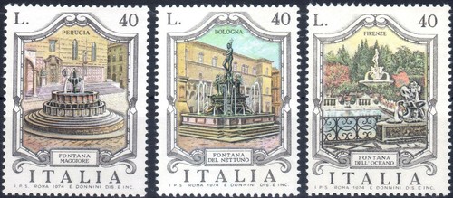1974 italia repubblica - , fontane