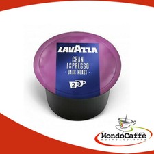 100 CIALDE CAPSULE CAFFE LAVAZZA BLUE BIDOSE IN BLACK GRAN ESPRESSO DARK