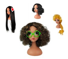 Parrucca Mirabel Encanto adulti professionale donna Pepa Bruno Isabela Dolores