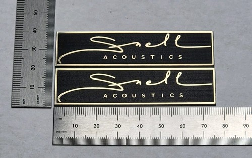 Snell acoustics speaker - snell, badge