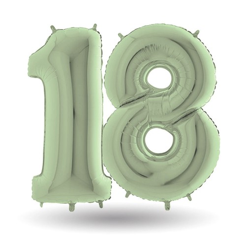 Pallone numero anni verde - pallone,
