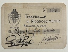 1911 BOLOGNA Tessera sport