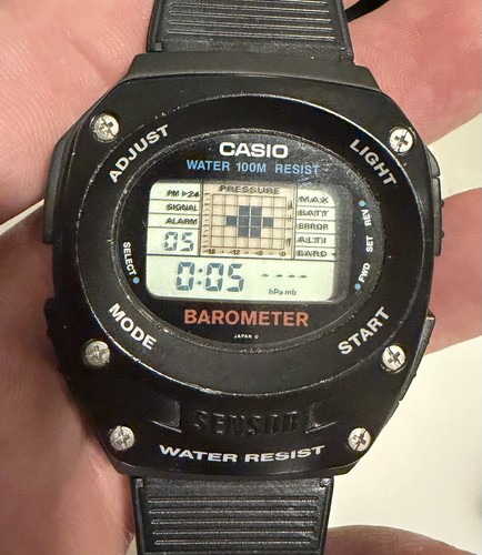 Reloj casio barometer 100w - casio,