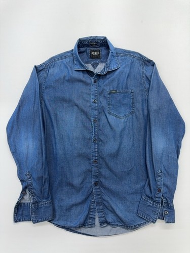 Camicia jeans uomo - , blu