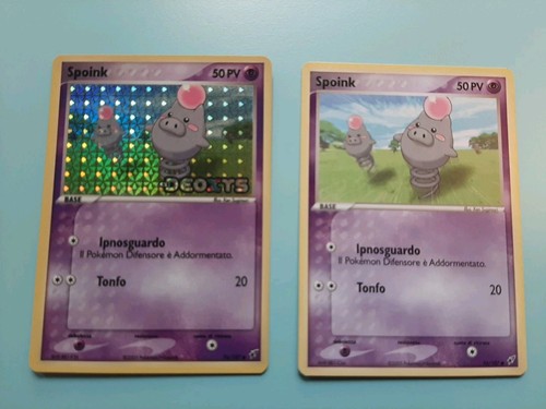 Pokemon lotto carte spoink - pokemon,