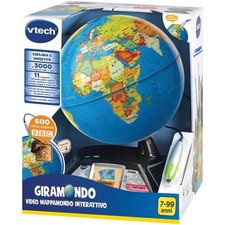 VTech Giramondo - Video Mappamondo Interattivo, Mappamondo Bambini con Penna Tou