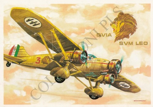 Cartolina aviazione - cartolina,