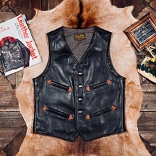 Gilet uomo pelle di cavallo