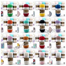 GOMITOLO RICAMO UNCINETTO FILO 100% COTONE PURO N.5 70G / 290MT COLORI A SCELTA