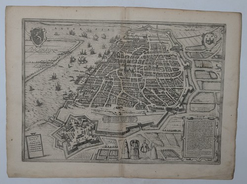 Carte ancienne anvers - carte,