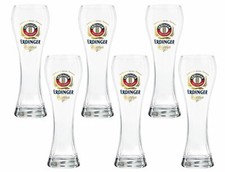 6 Bicchieri Birra Bianca Erdinger 0,5L Edizione Esclusiva - Birra di Grano - Bicchiere