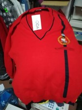 MAGLIONE UOMO ROSSO CON