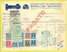 Fattura int. BONALUMI MAURIZIO