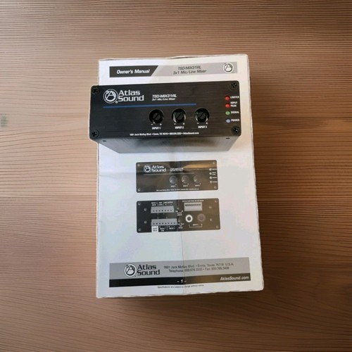 Mixer atlas sound tsd - mixer,