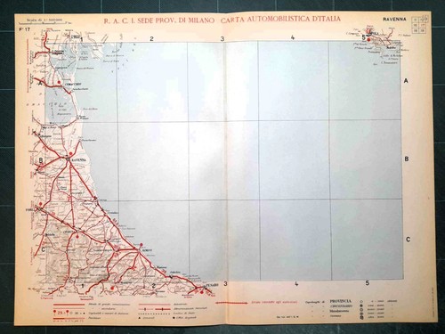 Carta geografica stradale