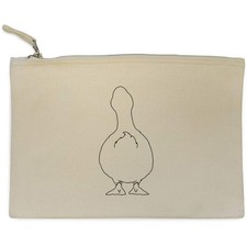 'Duck Bottom' Canvas Clutch