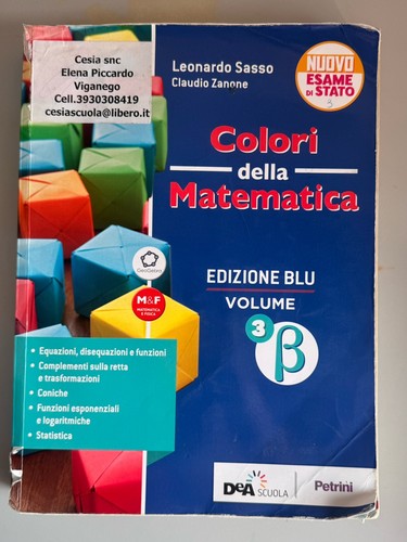 Colori della matematica blu - della,