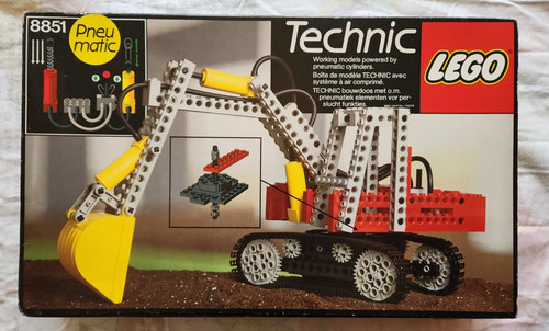Lego technic 8851 - lego, escavatore