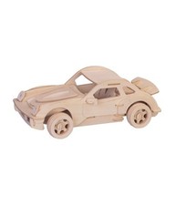 Puzzle 3d Legno Automobile