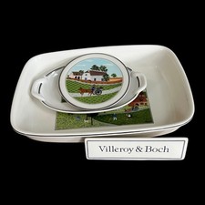 Villeroy & Boch Design Naif Set da portata 3 pezzi: lasagne, sottopiatto, piatto sottaceto