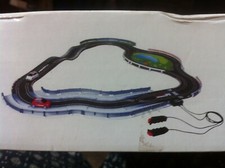 Pista elettrica Mondo Motors m 4,6 - laghetto monocorsie, dossi, scambio corsie