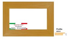 Cornice in legno piatta in