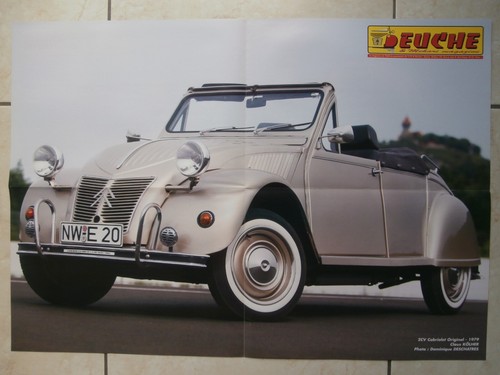 Poster citroën 2cv - citroËn, /