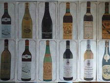 lotto di 19 carte identità di vari tipi di vini