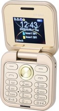TELEFONO CELLULARE FLIP i17 PRO GSM 1.77" DUAL SIM PIEGHEVOLE 2G COLORE ORO