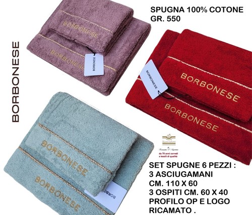 Set spugne borbonese - set,