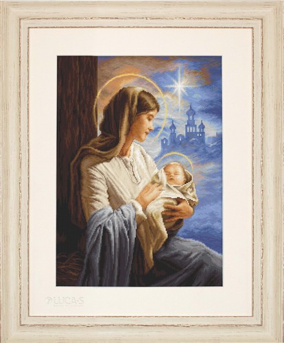 Saint mary and the child - saint, b617l