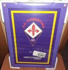QUADRO CORNICE VINTAGE SCUDETTO SQUADRA CALCIO FIORENTINA STEMMA GIGLIO FIRENZE