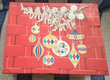 VINTAGE GRANDE SCATOLA METALLO LATTA DELLA ALEMAGNA NATALE ANNI ’60 - ORIGINALE