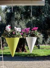 Portavaso vaso pensile - pensile, tondo